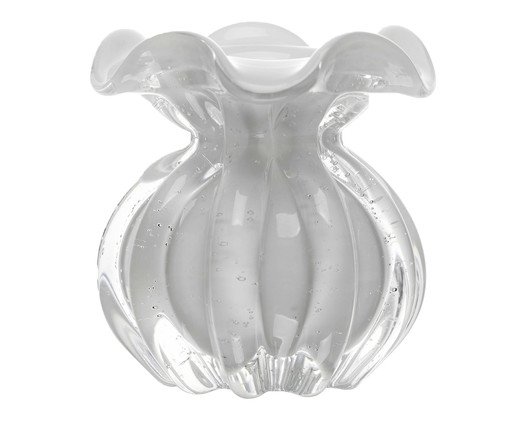 Vaso Italy Branco Leitoso, Branco | WestwingNow