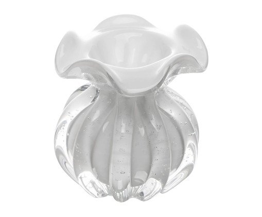Vaso Italy Branco Leitoso, Branco | WestwingNow