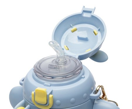 Garrafa Squeeze Infantil Avião Azul | Westwing