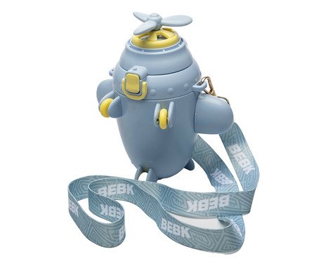 Garrafa Squeeze Infantil Avião Azul | Westwing