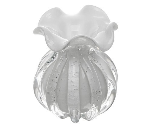 Vaso Italy Branco Leitoso, Branco | WestwingNow