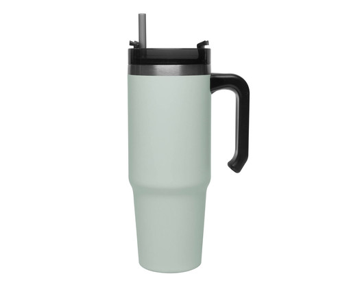 Caneca Térmica com Parede Dupla Slimterm Verde, Verde | WestwingNow