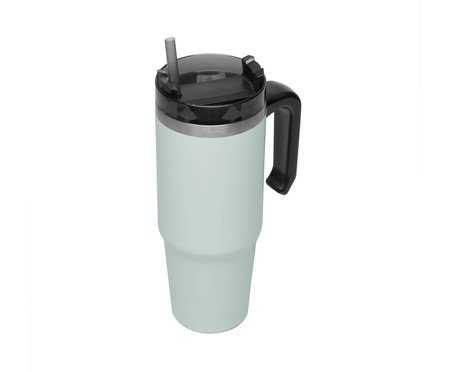 Caneca Térmica com Parede Dupla Slimterm Verde | Westwing