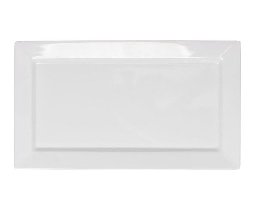 Travessa de Melamina Basic Branca, Branco | WestwingNow