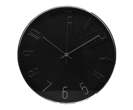 Relógio de Parede Modern Preto | Westwing