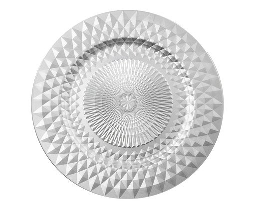 Sousplat Roman Prateado, Prata ou Metálico | WestwingNow