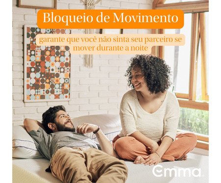 Colchão Emma One Plus Solteiro | Westwing
