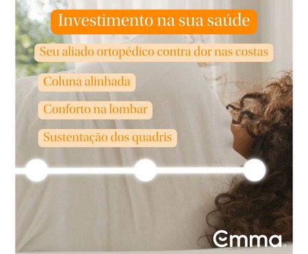 Colchão Emma One Plus Solteiro | Westwing