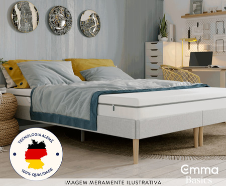 Colchão Emma Duo Branco King Size | Westwing