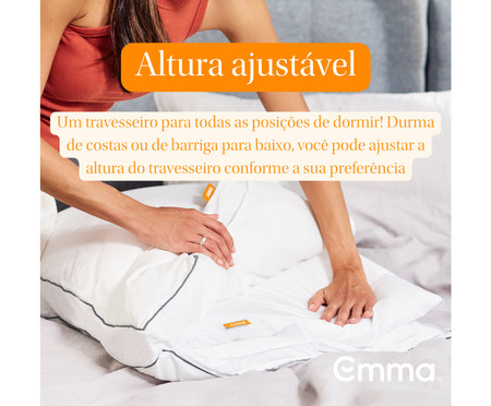 Travesseiro Altura Ajustável Emma - 50X70cm | Westwing