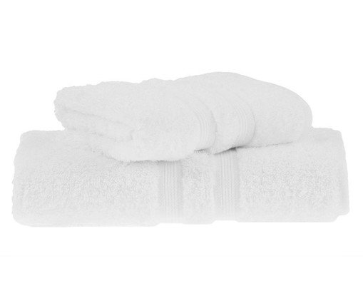 Jogo de Toalhas Buddemeyer Algodão Egípcio Banho Branco 2 peças, white | WestwingNow