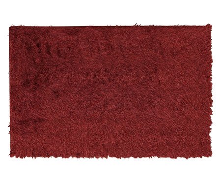 Tapete Tufting Lunar N Bordô Vermelho | Westwing