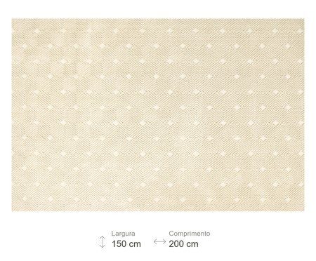 Tapete Debrum Dots Palha | Westwing