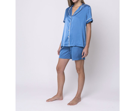 Pijama Curto Royal Blue | WestwingNow