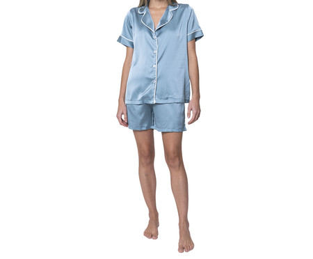 Pijama Curto Sea Blue