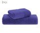 Jogo de Toalhas Buddemeyer Hannah Intense Air Banhão Roxo 2 peças, purple | WestwingNow