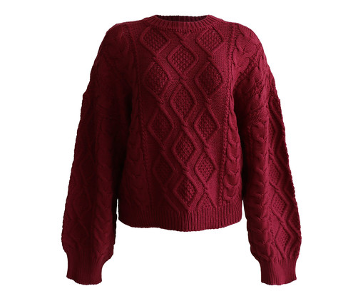 Sweater Cottony Maroon, red | WestwingNow