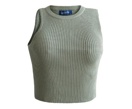 Cropped Light Green