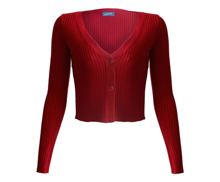 Cardigan Burning Red