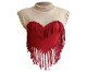 Colete Flashy Heart Vermelho e Bege, Vermelho | WestwingNow