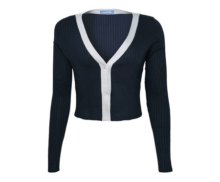 Casaco Cardigan Royal Ice