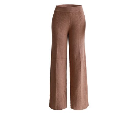Calça Pantalona Hot Chocolate Marrom