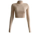 Blusa Cropped Canelada Vanillate Creme, Bege | WestwingNow