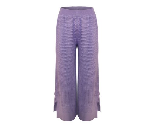 Calça Pantalona Glossy Lilás, Lilás | WestwingNow