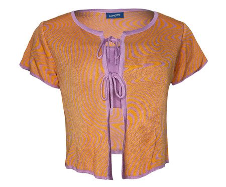 Blusa Display Lilac Lilás e Laranja | Westwing