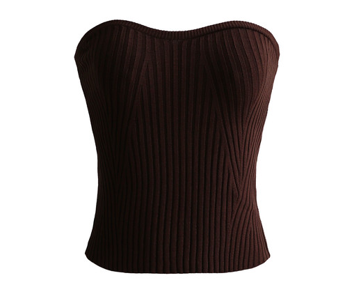 Top Strapless Brown, Colorido | WestwingNow