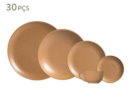 Aparelho de Jantar Organic Terracota