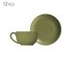 Xícaras para Chá com Pires Coup Organic Olive, Verde | WestwingNow