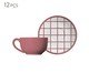 Xícaras para Chá com Pires Pink Trace, Rosa | WestwingNow
