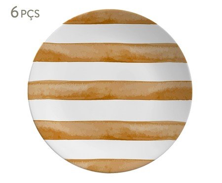 Prato para Sobremesa Coup Caramel Trace | Westwing