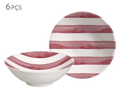 Bowl Pink Trace, Rosa | WestwingNow