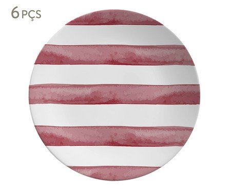 Prato para Sobremesa Coup Pink Trace | Westwing
