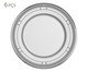 Prato Raso Elegance com Filete Prata, Branco | WestwingNow