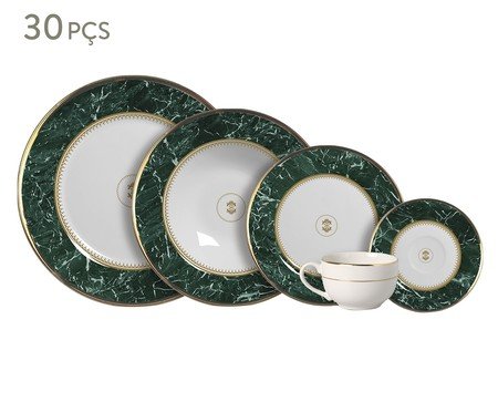 Aparelho de Jantar Marble Verde