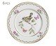 Prato para Sobremesa Sweet Bird com Filete Ouro, Branco | WestwingNow
