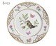 Prato Raso Sweet Bird com Filete Ouro, Branco | WestwingNow