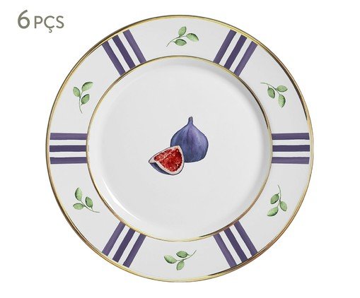Prato para Sobremesa Fall Figo, Branco | WestwingNow