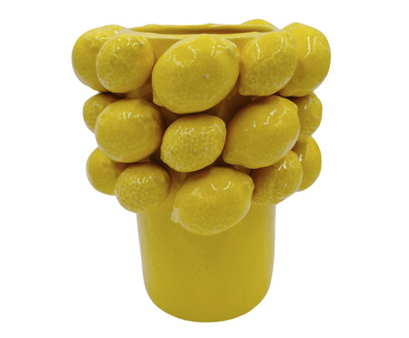 Vaso Grande em Porcelana Lemon