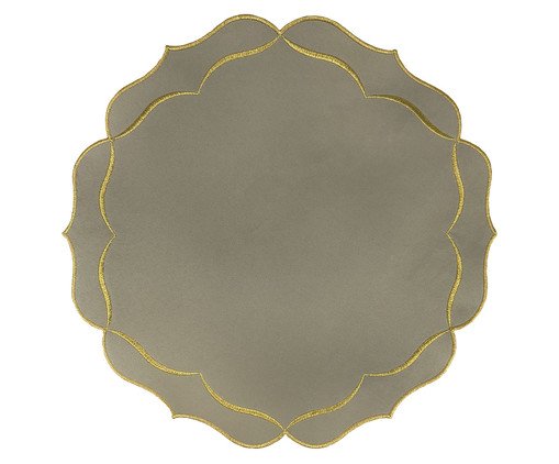 Lugar Americano em Nylon com Lurex Fancy - Bege, beige | WestwingNow