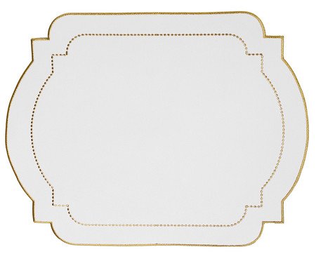Lugar Americano em Nylon com Lurex Chilly - Branco | Westwing