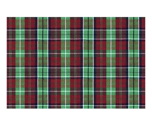 Toalha de Mesa Natal Jacquard I Xadrez - Vermelho e Verde, red | WestwingNow