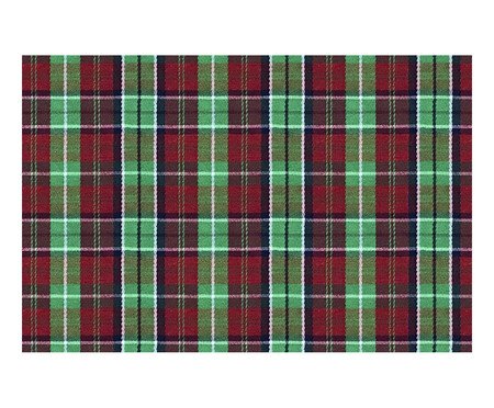 Toalha de Mesa Natal Jacquard I Xadrez - Vermelho e Verde | Westwing