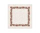 Guardanapo de Mesa em Linho Flowers - Off White e Vermelho, Off White | WestwingNow