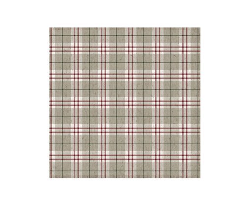 Guardanapo de Mesa Linho Xadrez - Vermelho, Off White | WestwingNow
