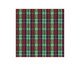 Toalha de Mesa Natal Jacquard Quadrada Xadrez - Vermelho e Verde, red | WestwingNow