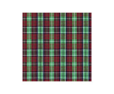 Toalha de Mesa Natal Jacquard Quadrada Xadrez - Vermelho e Verde | Westwing